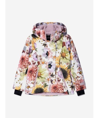 Molo Girls Retro Flowers Ski Jacket in Multicolour de France