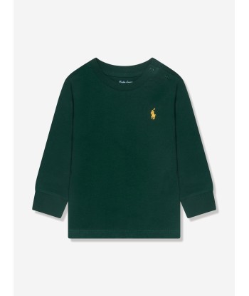 Ralph Lauren Baby Boys Long Sleeve T-Shirt in Green le des métaux précieux