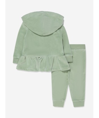 Ralph Lauren Baby Girls Tracksuit in Green Pour