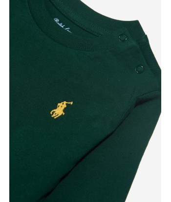 Ralph Lauren Baby Boys Long Sleeve T-Shirt in Green le des métaux précieux