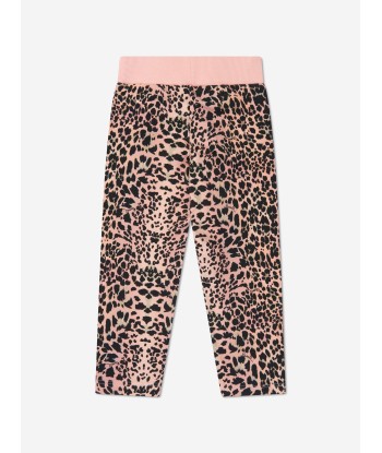 Roberto Cavalli Girls Cotton Leopard Print Leggings pas cher 