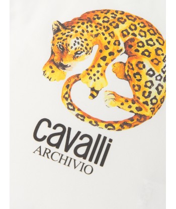 Roberto Cavalli Girls Cotton Leopard T-Shirt 2024