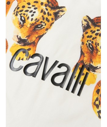 Roberto Cavalli Boys Cotton Jersey Tiger T-Shirt de pas cher