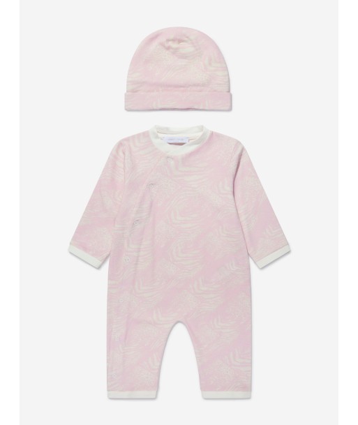 Roberto Cavalli Baby Girls Cotton Romper And Hat Set ouvre sa boutique